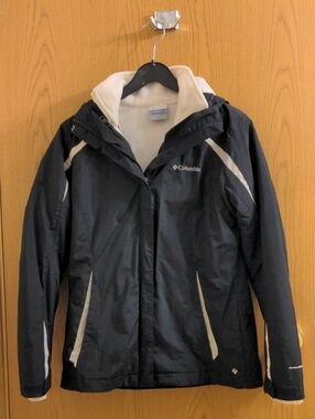 Columbia Black/White 2-in-1 Jacket